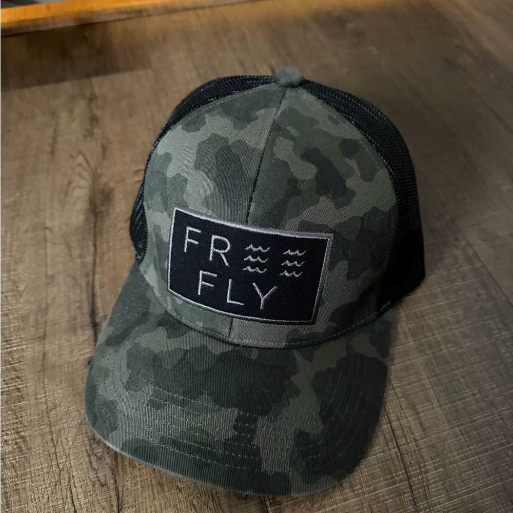 Free Fly Apparel Camouflage Trucker Hat